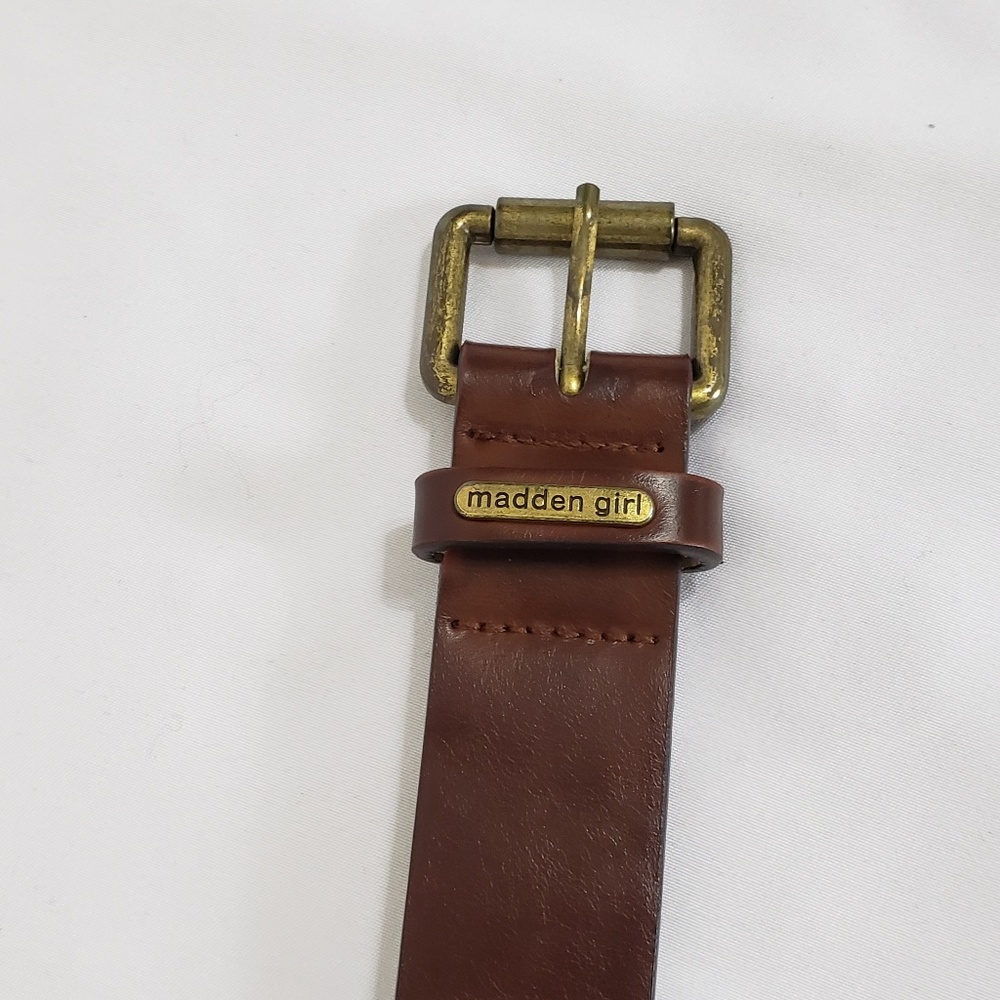 Maden girl brown and gold belt